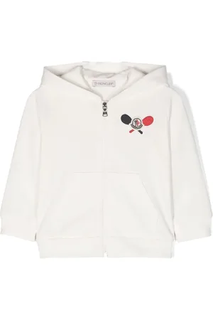 Moncler Logo-patch zip-up hoodie