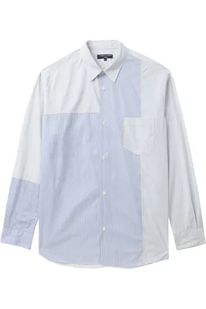 Comme des Garçons Colourblock striped shirt