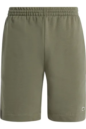 Lacoste Logo-patch cotton-blend track shorts