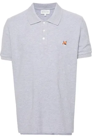 Maison Kitsuné Fox-motif cotton polo shirt