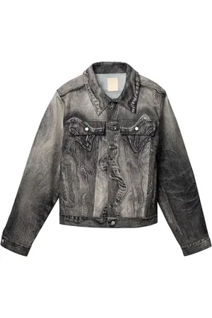 Camper Swirl-print denim jacket