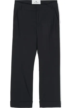 Etro Pegaso-motif slim-fit trousers
