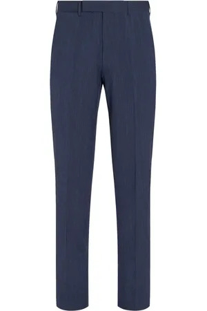 Ermenegildo Zegna High-waist slim-fit trousers