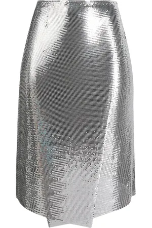 Paco rabanne Draped chainmail skirt