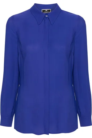 Elisabetta Franchi Chain-link crepe blouse