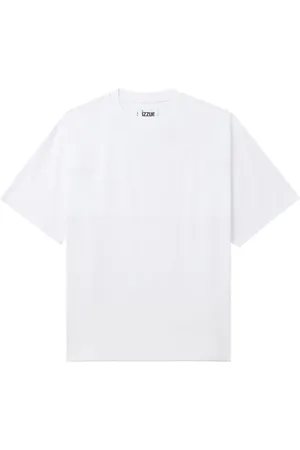 Izzue Logo-embroidered cotton T-shirt