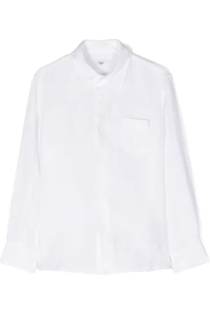 Il gufo Patch-pocket linen shirt
