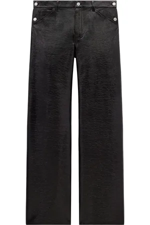 Courrèges Sailor wide-leg vinyl trousers
