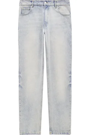 Courrèges Tapered-leg cotton jeans