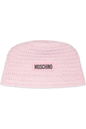 Moschino Logo-appliqu?? woven hat