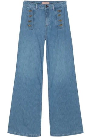 Twin-Set High-rise flared jeans