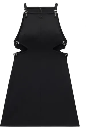 Courrèges Buckle-detail shift dress