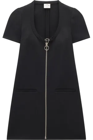 Courrèges Holistic buckle-detail twill dress