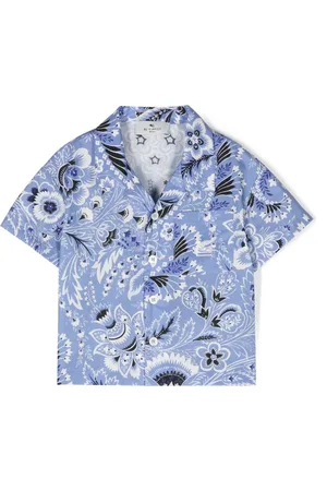 Etro Floral-print cotton shirt