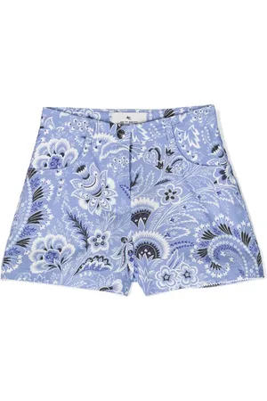 Etro Paisley-print cotton shorts