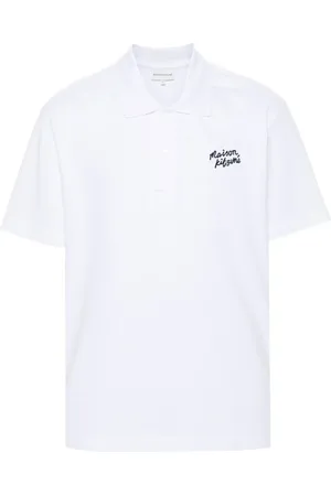 Maison Kitsuné Handwriting cotton polo shirt