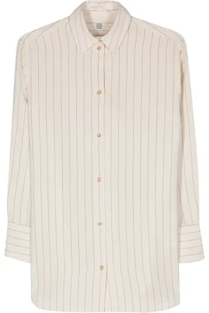 Totême Pinstriped buttoned shirt