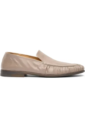 MARSÈLL Crinkled-leather loafers
