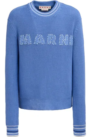 Marni Logo-embroidery cotton jumper