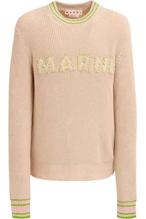 Marni Logo-embroidery cotton jumper