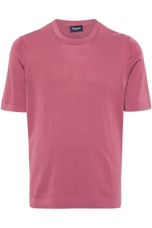 DRUMOHR Fine-ribbed cotton T-shirt