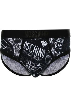 MOSCHINO UNDERWEAR Moschino Underwear Leopard Logo Track Pants