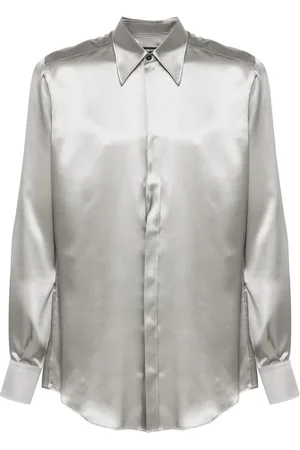 Dolce & Gabbana Satin-weave silk shirt