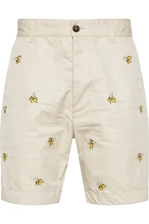 Dsquared2 Banana-embroidered Bermuda shorts