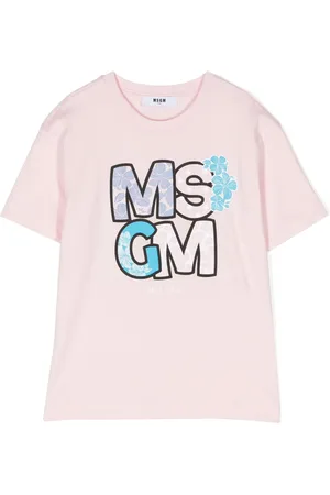 Msgm Logo-print cotton T-shirt