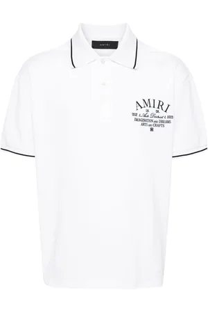 AMIRI Logo-embroidered polo shirt