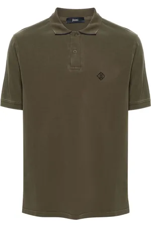 HERNO Embroidered-logo polo shirt