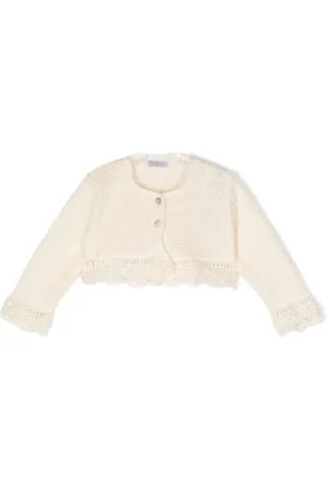 PAZ RODRIGUEZ Tricot-knit cropped cardigan