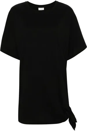 DRIES VAN NOTEN Knot-detail cotton T-shirt