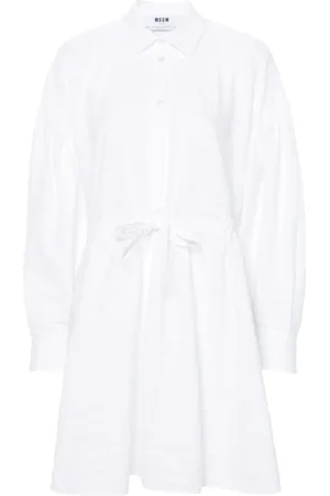 Msgm Seersucker mini dress