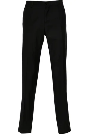 Dolce & Gabbana Pressed-crease wool trousers