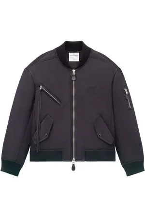 Courrèges Logo-embroidered bomber jacket