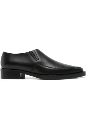Fabiana Filippi Pointed-toe leather loafers