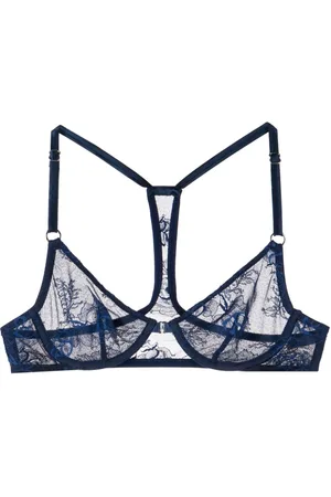 FLEUR DU MAL Bouquet lace racerback demi bra