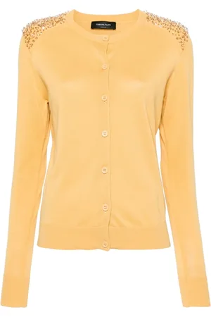 Fabiana Filippi Bead-embellished knitted cardigan