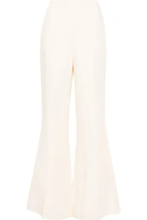 Twin-Set Pressed-crease flared trousers