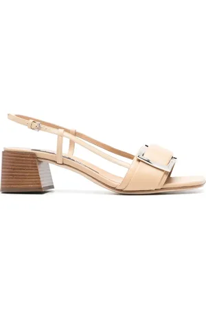 Sergio Rossi 50mm buckle sandals