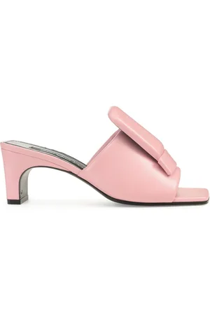 Sergio Rossi SR1 60mm leather mules