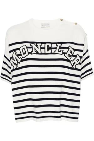 Moncler Striped cotton cardigan