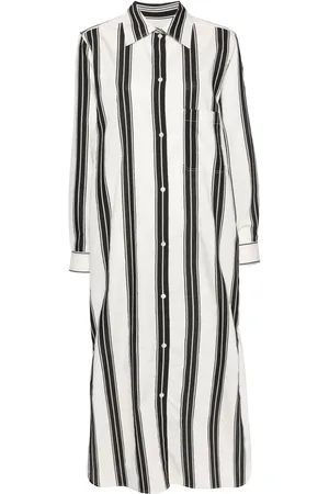 Totême Stripe-pattern shirt dress