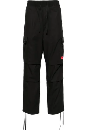 HUGO BOSS Logo-appliqué cargo trousers