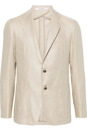 TAGLIATORE Single-breasted silk blazer