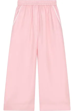Dolce & Gabbana Wide-leg silk trousers