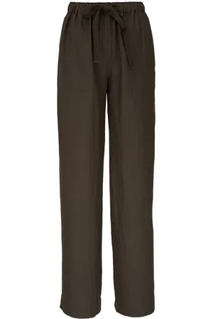 Women's Cotton Blend Straight-Leg Pants