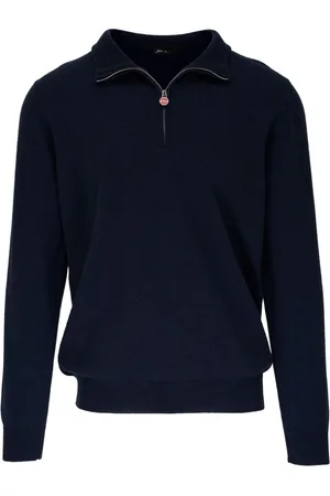 Kiton Zip-up cashmere jumper