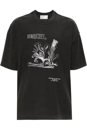 DOMREBEL Comic Kick graphic-print cotton T-shirt
